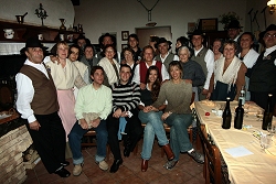 novembre 2007: Ronchi dei Leg. (GO), momento della festa con gli ospiti del 80° anniversario flussi migratori