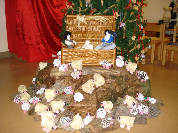 Turriaco 2009, Scuola infanzia, La nativit&agrave; Bisiaca: particolare