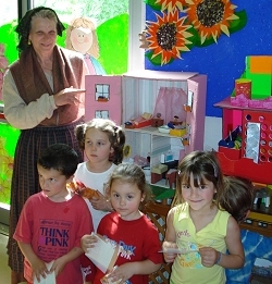 Particolare della mostra “Case di Bambola” ricreata dai Bambini della Scuola Primaria di Primo Grado di Turriaco
