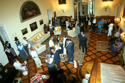 Ricevimento presso la residenza dell'Ambasciata d'Italia a Bucarest (Romania)