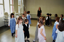 Preparazione del Piccolo Coro con la coreografa