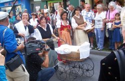 4 agosto 2007: Villaco (A) sfilata con intervista per l'emittente televisiva nazionale ORF